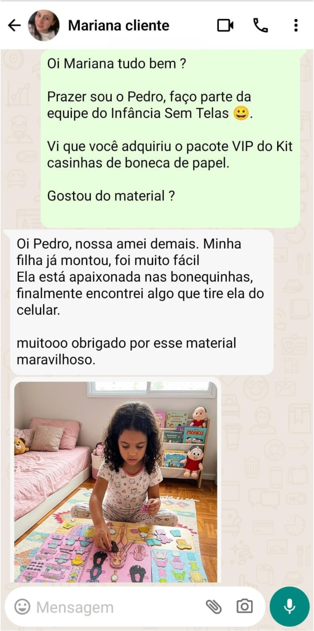 Depoimento WhatsApp 4